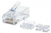 Intellinet konektor RJ45, Cat6A, UTP, 15µ, drát, 80 ks v nádobě