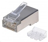 Intellinet konektor RJ45, Cat6A, stíněný STP, 15µ, drát, 90 ks v nádobě