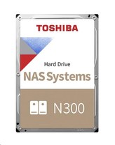 TOSHIBA HDD N300 NAS 4TB, SATA III, 7200 rpm, 128MB cache, 3,5\", RETAIL