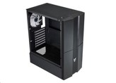 Fortron skříň Midi Tower CMT270 Black, průhledná bočnice, 1 x A. RGB LED 120 mm ventilátor