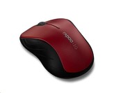 RAPOO myš 3000p USB optická, bezdrátová, červená