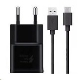 Samsung síťová nabíječka EP-TA20EBE + EP-DG950CBE, USB-C, černá