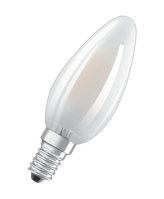 OSRAM LED BASE CL B GL Fros. 4W 827 E14 470lm 2700K (CRI 80) 10000h A++ (Krabička 5ks)