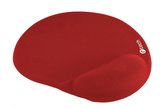 C-TECH Podložka pod myš gelová MPG-03, červená, 240x220mm