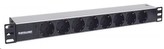 Intellinet 19\" 1.5U Rackmount 8-Way Power Strip - German Type, rozvodný panel, 8x DE zásuvka, 1.6m kabel