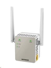 Netgear EX6120 Wireless AC1200 WiFi Range Extender, 1x 10/100 RJ45, přímo do zásuvky