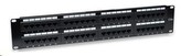 Intellinet Patch panel 48 port Cat5e, UTP, 2U , černý