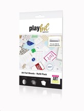 ControvARTsial Náhradní folie A4 pro PlayFoil – stříbrné (24 x A4)