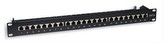 Intellinet Patch panel 24 port Cat6, stíněný STP, černý