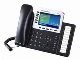 Grandstream GXP2160 [VoIP telefon - 6xSIP účet, HD audio, 5prog.tl. + 24 předvoleb, bluetooth, EHS,barevný LCD,2x GLAN]