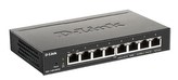 D-Link DGS-1100-08PV2 8-port Gigabit Smart Managed PoE switch, PoE budget 64W, fanless