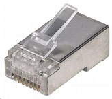 Intellinet konektor RJ45, Cat5e, stíněný STP, 50µ, drát, 100 ks v nádobě