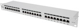 Intellinet Patch panel 24 port Cat6A, stíněný FTP, šedý