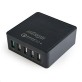 GEMBIRD rychlonabíječka USB QC3.0, 5x USB, 1,5A, quick charge, černá