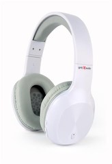 GEMBIRD sluchátka s mikrofonem Miami, Bluetooth, mikrofon, bílá