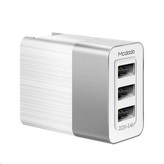 Mcdodo Cube Series 3 USB Ports Charger (US/UK/EU plug) White