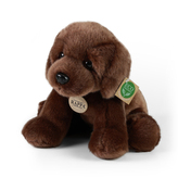 Plyšový pes labrador sedící 26 cm ECO-FRIENDLY