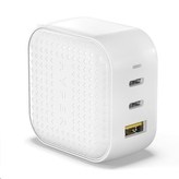 HyperJuice 66W GaN – USB nabíjecí adaptér, bílý
