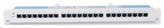 Intellinet Patch Panel, 19\", Cat5e, 24-Port, FTP, 1U, Gray