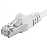 PREMIUMCORD Patch kabel CAT6a S-FTP, RJ45-RJ45, AWG 26/7 3m bílá