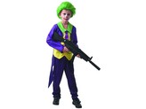 Šaty na karneval - šílený klaun,  130 - 140  cm