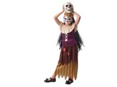 Šaty na karneval -  čarodějka, 110 - 120 cm