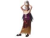 Šaty na karneval -  čarodějka, 120 - 130  cm