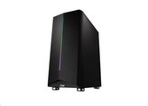 Fortron skříň Midi Tower CMT150 Black, průhledná bočnice