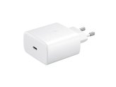 Samsung cestovní nabíječka EP-TA845XWE, Quickcharge 45W, USB-C, bílá/ bez kabelu