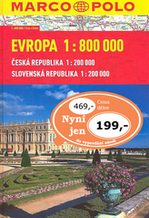 Evropa 1:800 000 Česká republika 1:200 000 Slovenská republika 1:200 000