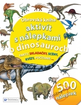 Obrovská kniha aktivít s nálepkami o dinosauroch