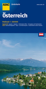 Österreich  ADAC LänderKarte 1:300 000
