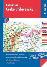 Autoatlas Česko a Slovensko 1:500 000