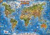 Mapa světa pro děti