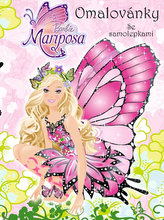 Barbie Mariposa Omalovánky se samolepkami